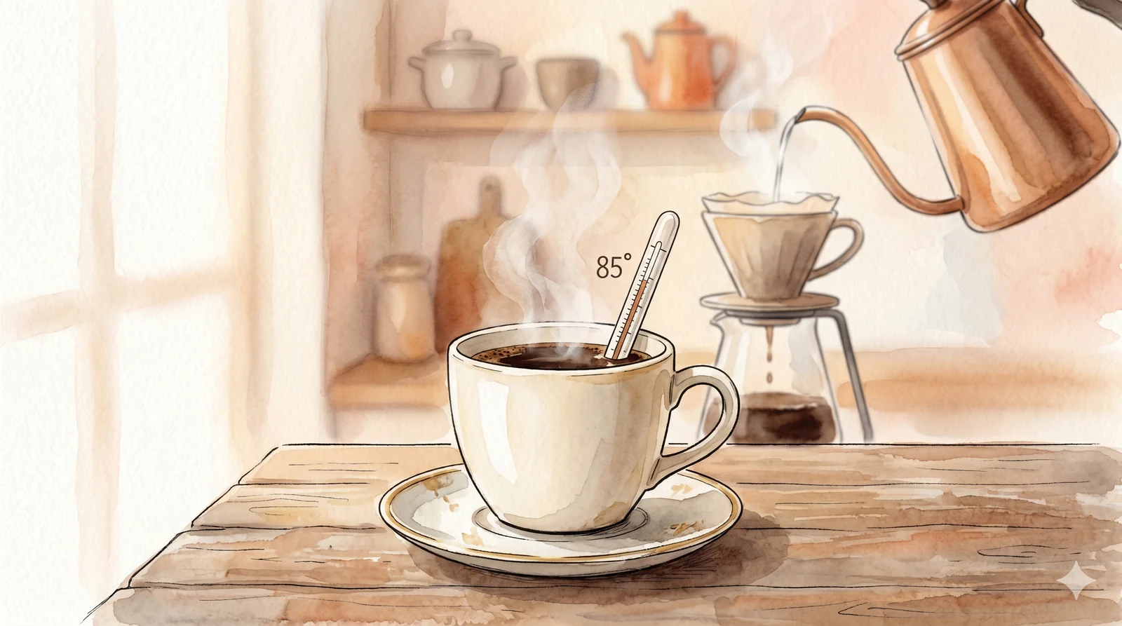 コーヒーの温度