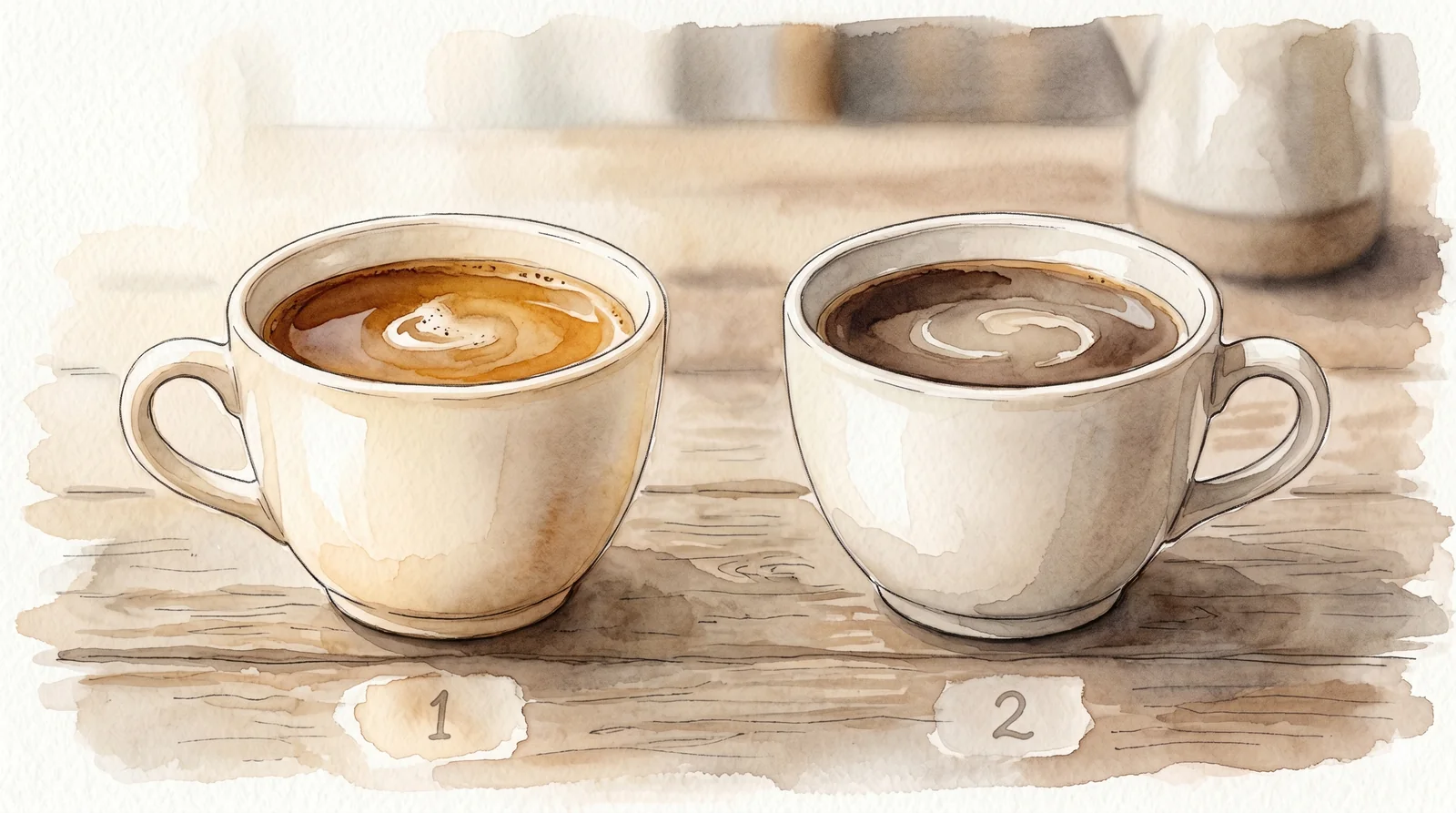 1回目と2回目のコーヒー