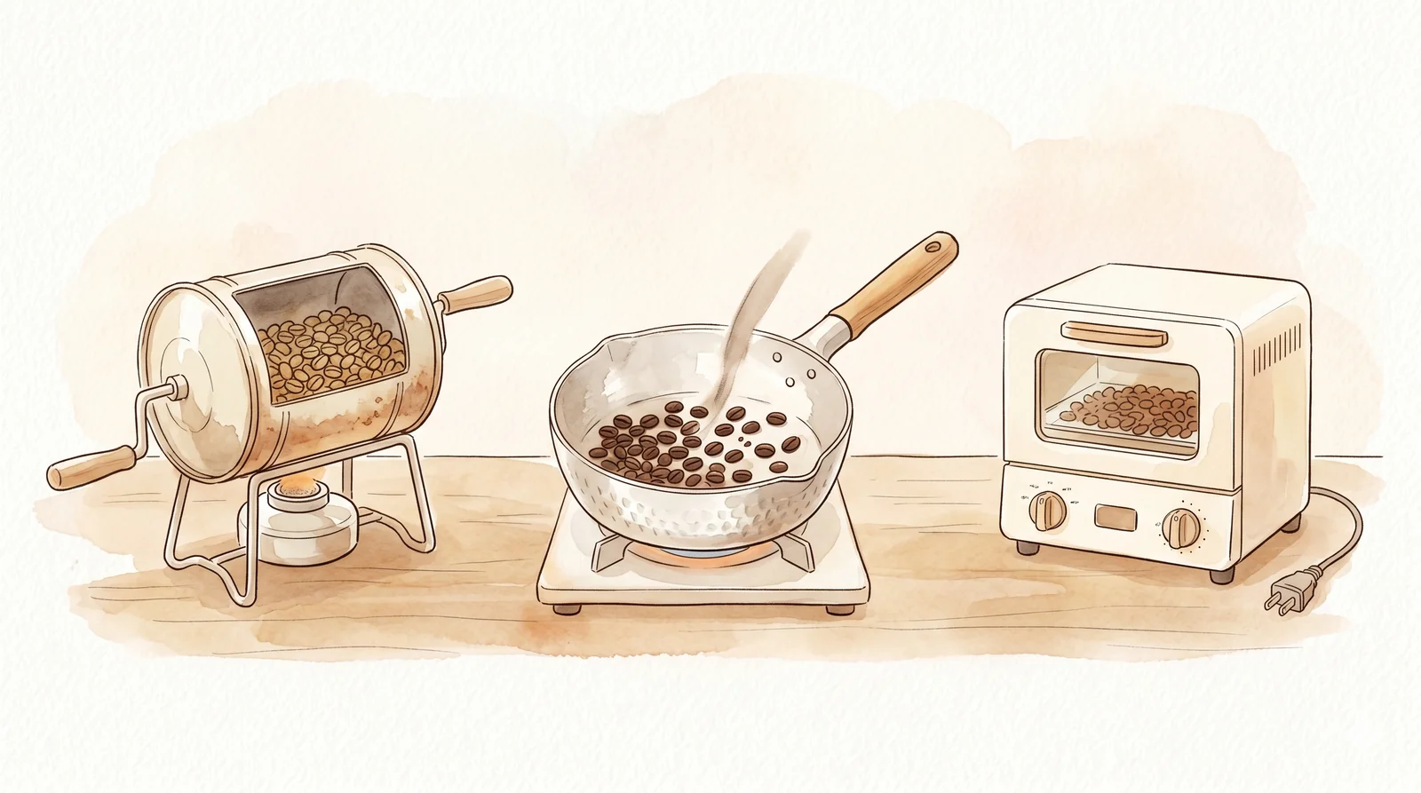 どの焙煎方法が美味しいの？