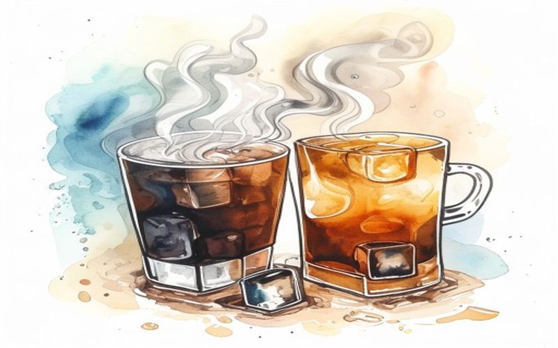 お湯だしと水出し