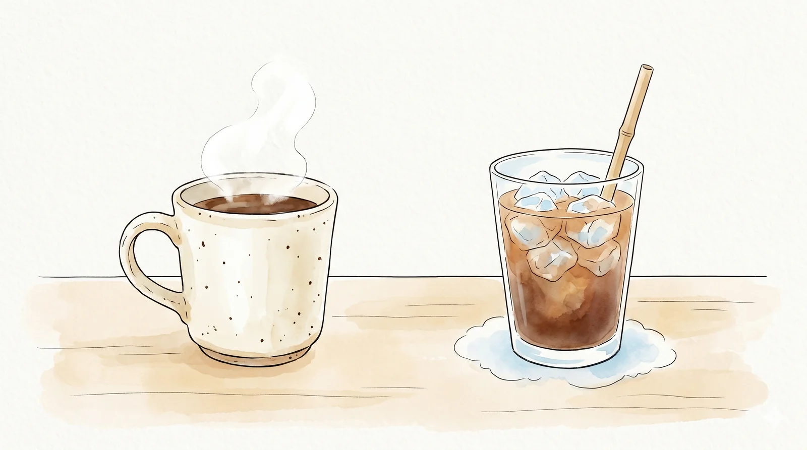 お湯だしと水出し